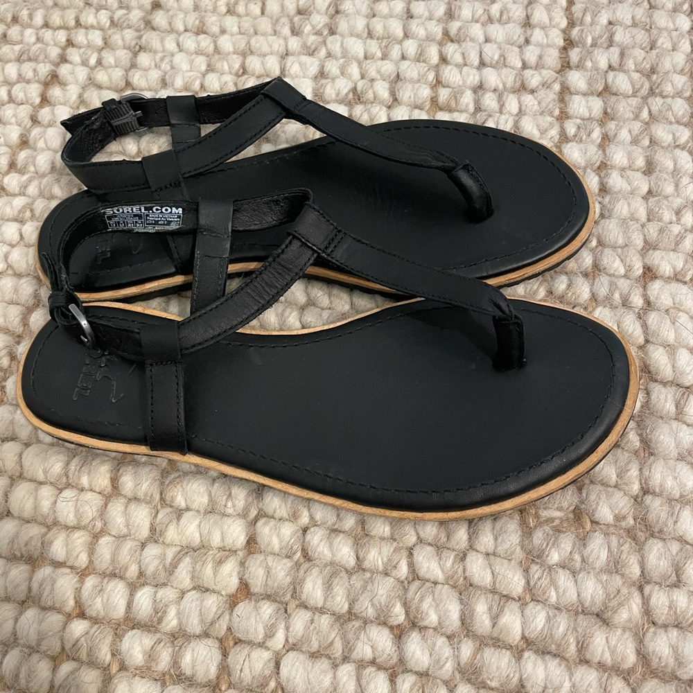 Sorel Slingback Sandals - Black - 7.5